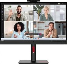 Изображение товара 27" Монитор Lenovo ThinkVision T27hv-30,  2560x1440,  IPS,  75Гц,  1хHDMI,  1хDP,  черный и черный/красный [63d6uat3uk]