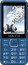 Изображение товара MAXVI P110 синий компактный телефон 2 8 TFT две SIM камеры 0 3 Мп