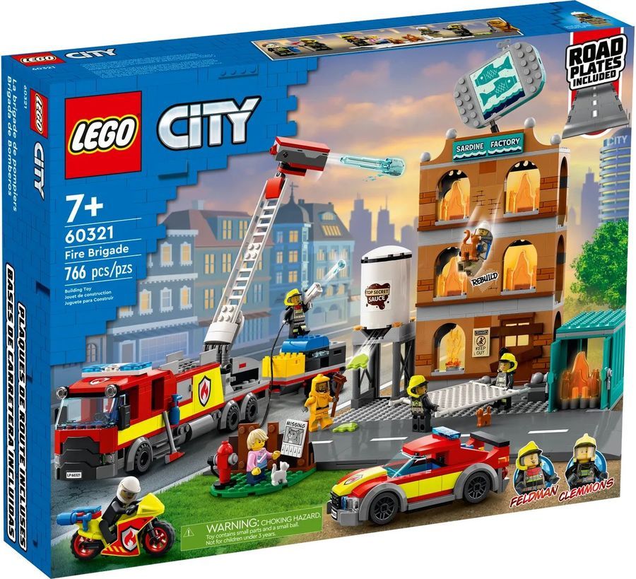 Kenya Vugge godtgørelse Характеристики Конструктор Lego City Пожарная команда, 60321 (1660690)  смотреть в СИТИЛИНК