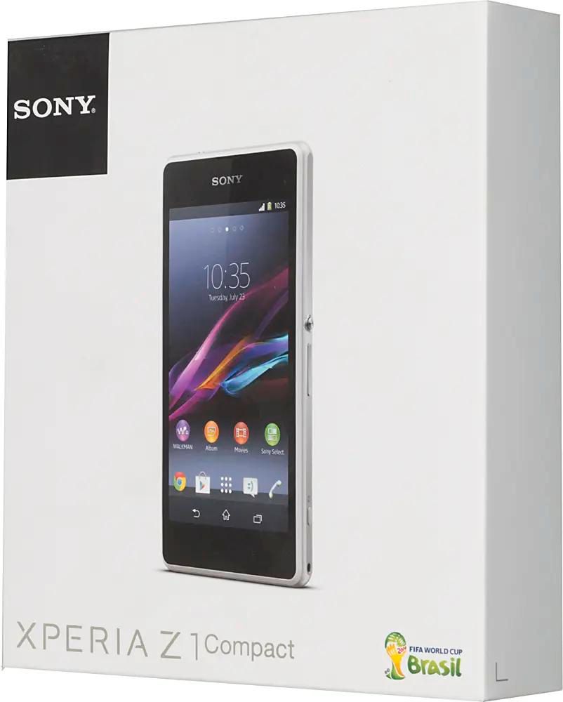 Характеристики Смартфон Sony Xperia Z1 Compact D5503, зеленый / желтый  (984116) смотреть в СИТИЛИНК