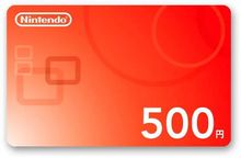 Изображение товара Карточка пополнения Nintendo 500 JPY Japan для Nintendo eShop Япония