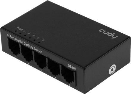 Коммутатор CUDY GS105, неуправляемый, 5 RJ-45, 10/100/1000 Мбит/с