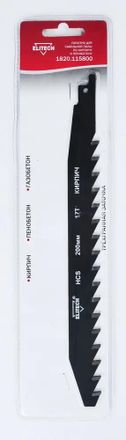 Полотно Elitech 1820.115800, по кирпичу, керамзитобетону, 200мм, 12 мм, 1шт