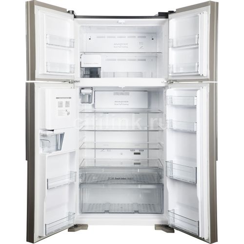 Холодильник двухкамерный Hitachi R-W660PUC7X GC Side by Side, инверторный, шампань