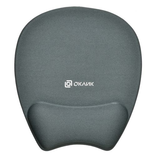 Коврик для мыши Oklick OK-RG0580-GR (S) серый, ткань, 245х220х24мм