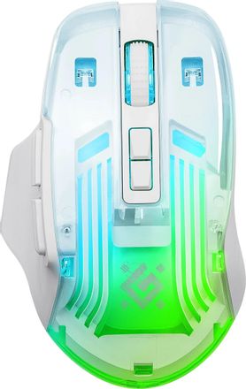 Мышь беспроводная Defender Astro Elite GM-056, игровая, радио, оптическая, USB, 3200dpi, белый [52056]