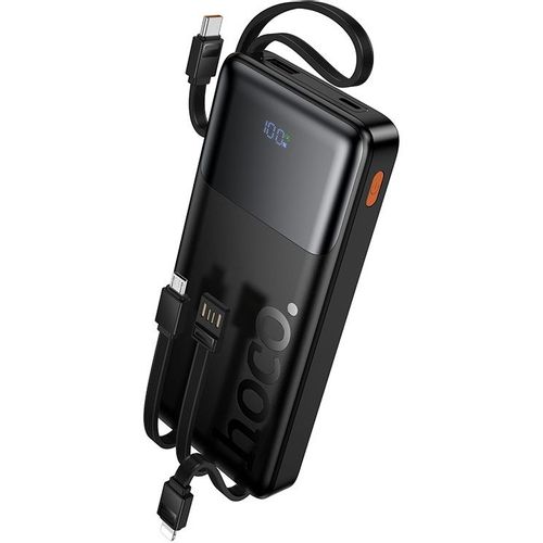 Внешний аккумулятор (Power Bank) Hoco J156 Founder, 10000мAч, черный [62277]