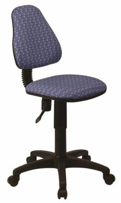 Обзор товара кресло детское Бюрократ KD-4, на колесиках, синий/принт ...