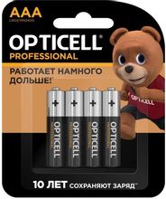 Изображение товара Батарейки AAA OPTICELL Professional LR03 4 шт щелочные для устройств
