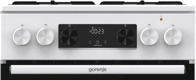 Газовая плита Gorenje GK5C60WJ, электрическая духовка, без крышки ...
