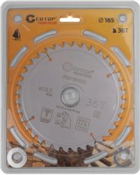 Пильный диск CUTOP 75-16536Т, 165мм, по дереву
