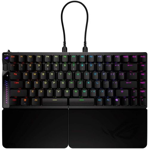 Клавиатура ASUS Rog M703 Falcata, беспроводная, USB, Bluetooth/Радиоканал, магнитная, черный [90mp043h-bkra00]