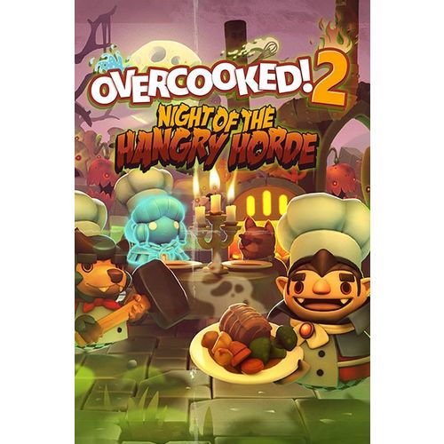 Дополнение к игре TEAM 17 Overcooked! 2 — Night of the Hangry Horde, для ПК, регион: СНГ, RUS (интерфейс и субтитры)