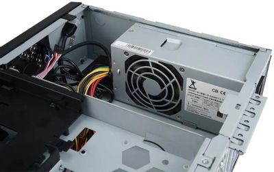 Корпус mATX In Win CK709BL PM-300TFX, Slim-Tower, 300Вт, черный ...
