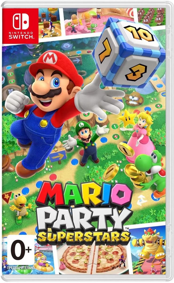 Характеристики Игра Nintendo Mario Party Superstars, RUS (игра и субтитры),  для Switch (1702051) смотреть в СИТИЛИНК