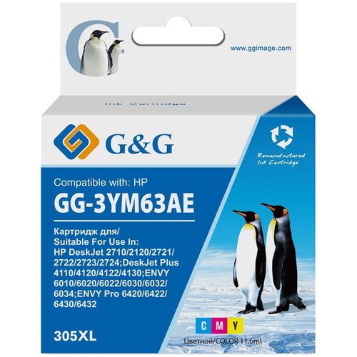 Картридж G&G GG-3YM63AE, 305XL, многоцветный / GG-3YM63AE — цена и наличие Картридж G&G GG-3YM63AE, 305XL, многоцветный / GG-3YM63AE
