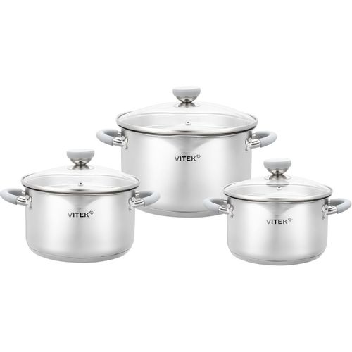 Набор кастрюль Vitek Вкус жизни VT-SS1226, 6 предметов