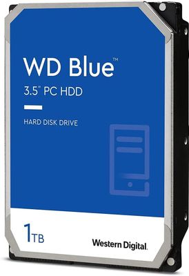 Жесткий диск WD Caviar Blue WD10EZEX,  1ТБ,  HDD,  SATA III,  3.5"