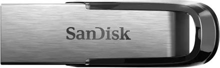 Флешка USB Sandisk Cruzer Ultra Flair 256ГБ, USB3.0, серебристый и черный [sdcz73-256g-g46]
