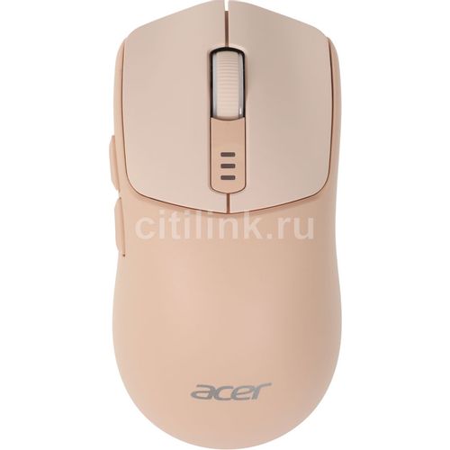 Мышь беспроводная Acer OMR312, Bluetooth/Радио, оптическая, USB, 3200dpi, розовый [zl.mcecc.036]