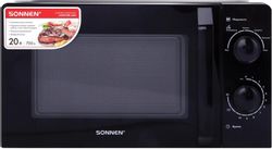 Микроволновая печь SONNEN 2070BL-6MB, 700Вт, 20л, черный