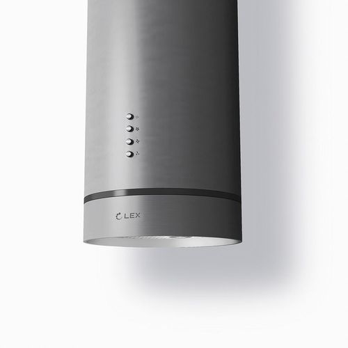 Вытяжка каминная LEX Tubo Isola 350 INOX, кнопочное управление, нержавеющая сталь [chat000023]