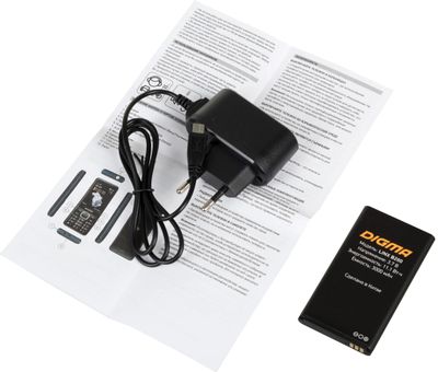 Сотовый телефон Digma LINX B280, черный – купить в Ситилинк | 1497201