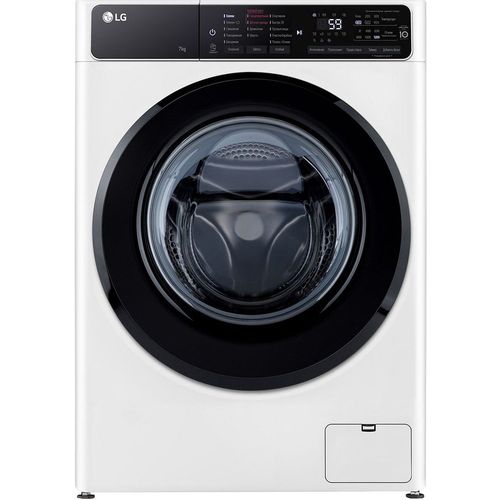 Стиральная машина LG F2T3HS6W, с фронтальной загрузкой, 7кг, 1200об/мин, с паром, инверторная