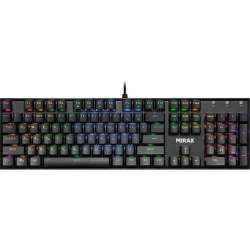 Клавиатура Defender Mirax GK-352, проводная, USB, механическая, черный [45352]