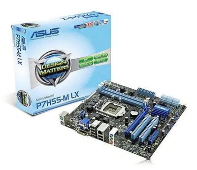 ASUS P7H55 M LX LGA 1156 Intel H55 mATX Ret 590844