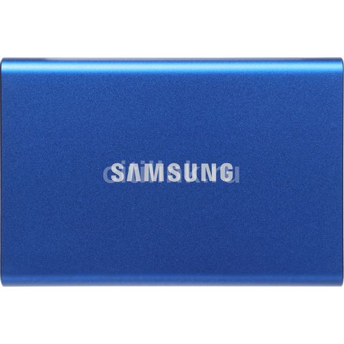 1ТБ Внешний диск SSD Samsung T7 MU-PC1T0H/WW, USB-C, запись — 1000МБ/с, чтение — 1050МБ/с, синий