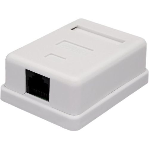Розетка Suprlan (10-0355) информ. RJ45 кат.6 U/UTP черн.