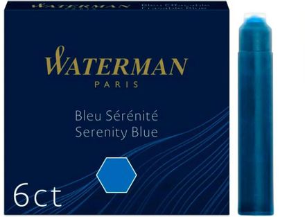 Картридж Waterman для ручек перьевых (6шт) [s0110950]