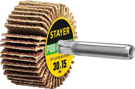 Лепестковый шлифкруг Stayer 36606-100,  универсальный