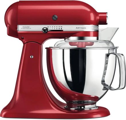 Миксер планетарный KitchenAid 5KSM175PS, 300Вт, красный [5ksm175pseer]