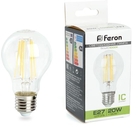 Упаковка ламп LED FERON E27,  шар, 20Вт, LB-620, 10 шт. [38246-10]