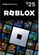 Изображение товара Пополнение игровой валюты ROBLOX 25 USD USA, регион: Весь мир