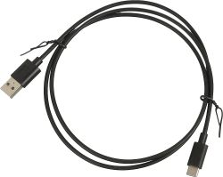 Изображение товара Кабель USB Type-C (m) - USB (m), 1м, 2.4A, черный Изображение товара Кабель USB Type-C (m) - USB (m), 1м, 2.4A, черный