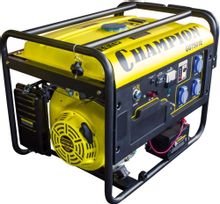 Изображение товара Бензиновый генератор CHAMPION GG7501E, 220 В, 6.5кВт, на колёсах с АКБ