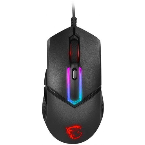 Мышь проводная MSI Clutch GM30, игровая, оптическая, USB, 6200dpi, черный [s12-0401850-d22]