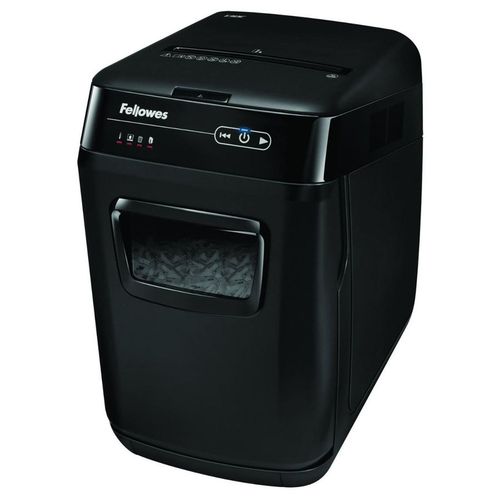 Уничтожитель бумаг Fellowes AutoMax 200C, с автоподачей, P-4, 4х36 мм, 200 лист. одновременно, 32л [fs-46536]