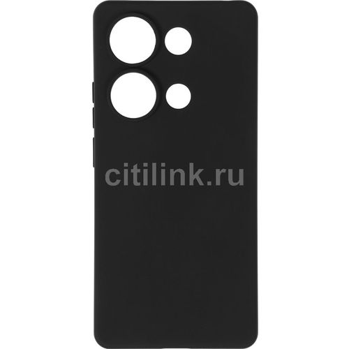 Чехол (клип-кейс) BORASCO Silicone Case, для Xiaomi Poco M6 Pro, черный [73016]