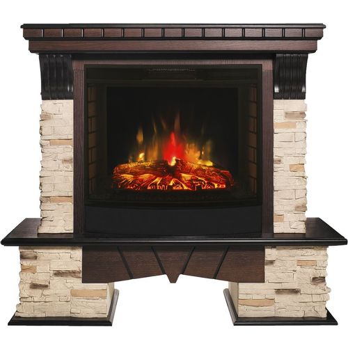 Электрокамин REALFLAME Rockland Ao/Evrika античный дуб
