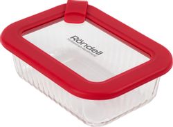 Контейнер Rondell Savvy RD-2064, 0.37л, прямоугольная, стекло, прозрачный
