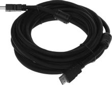 Изображение товара BURO HDMI 1.4 5м m-m, феррит, позолота, тканевая оплетка