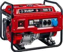 Изображение товара Бензиновый генератор Зубр СБ-7000 7 кВт 220 В однофазный с автоматической регулировкой