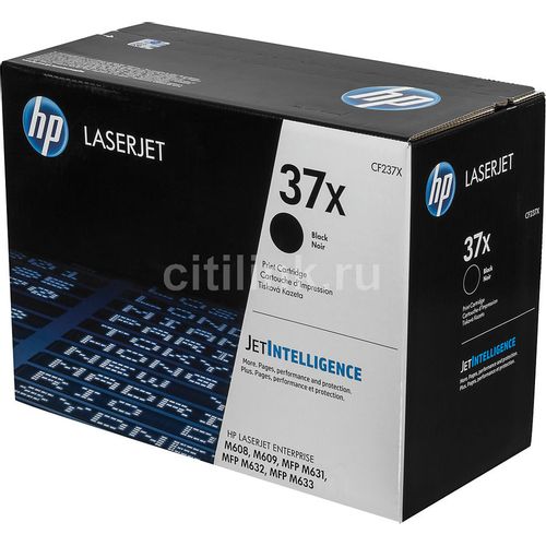 Картридж HP 37X, черный / CF237X