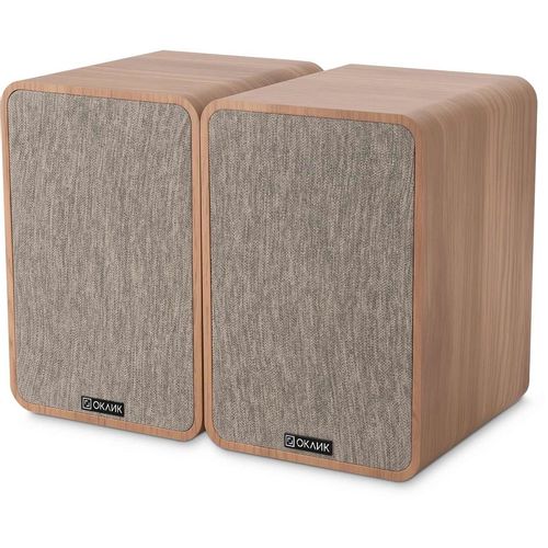 Колонки Bluetooth Oklick OK-417A, 2.0, светлое дерево