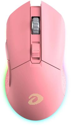 Мышь DAREU EM901, игровая, оптическая, беспроводная, USB, розовый [em901 pink]