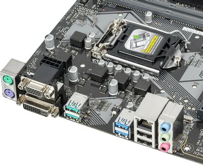 Материнская плата ASUS PRIME B360M-K, LGA 1151v2, Intel B360, mATX, Ret ...